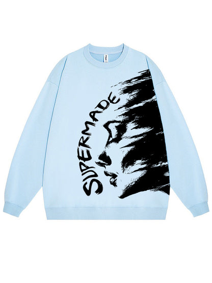 Stylish Graphic Crewneck Sweatshirt for Casual Wear
