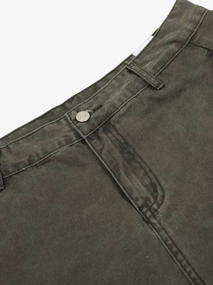 Deconstructed Casual Scimitar Denim Jorts