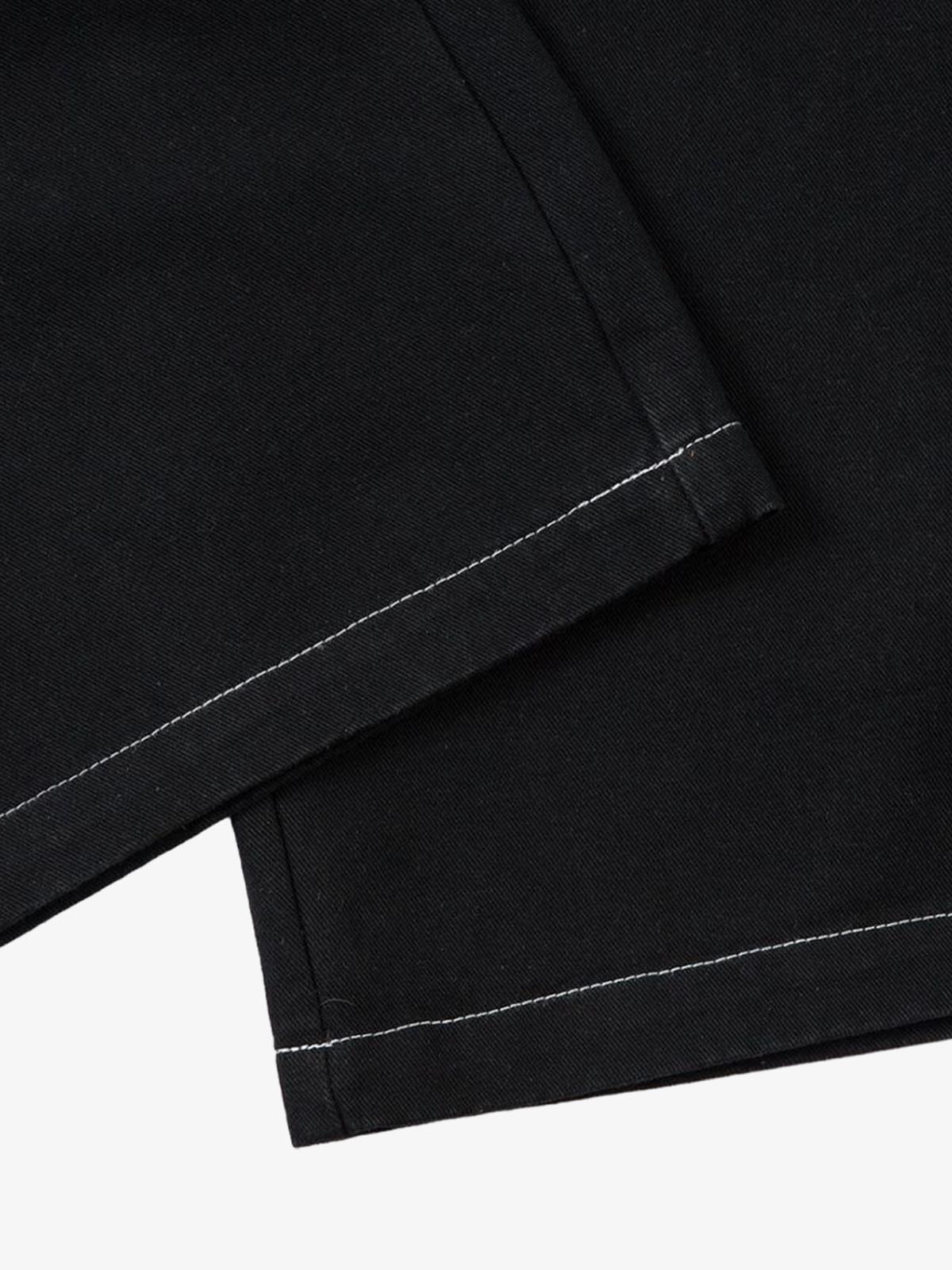 Thesupermade Heavy Contrast Thread Embroidered Multi-button Jeans