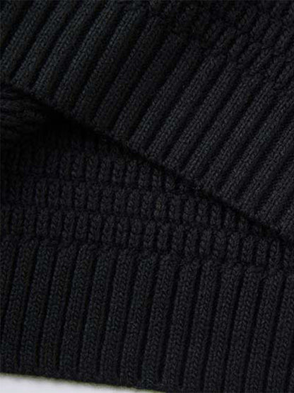 Striped Polo Sweater for Men - Stylish and Comfortable Knitwear