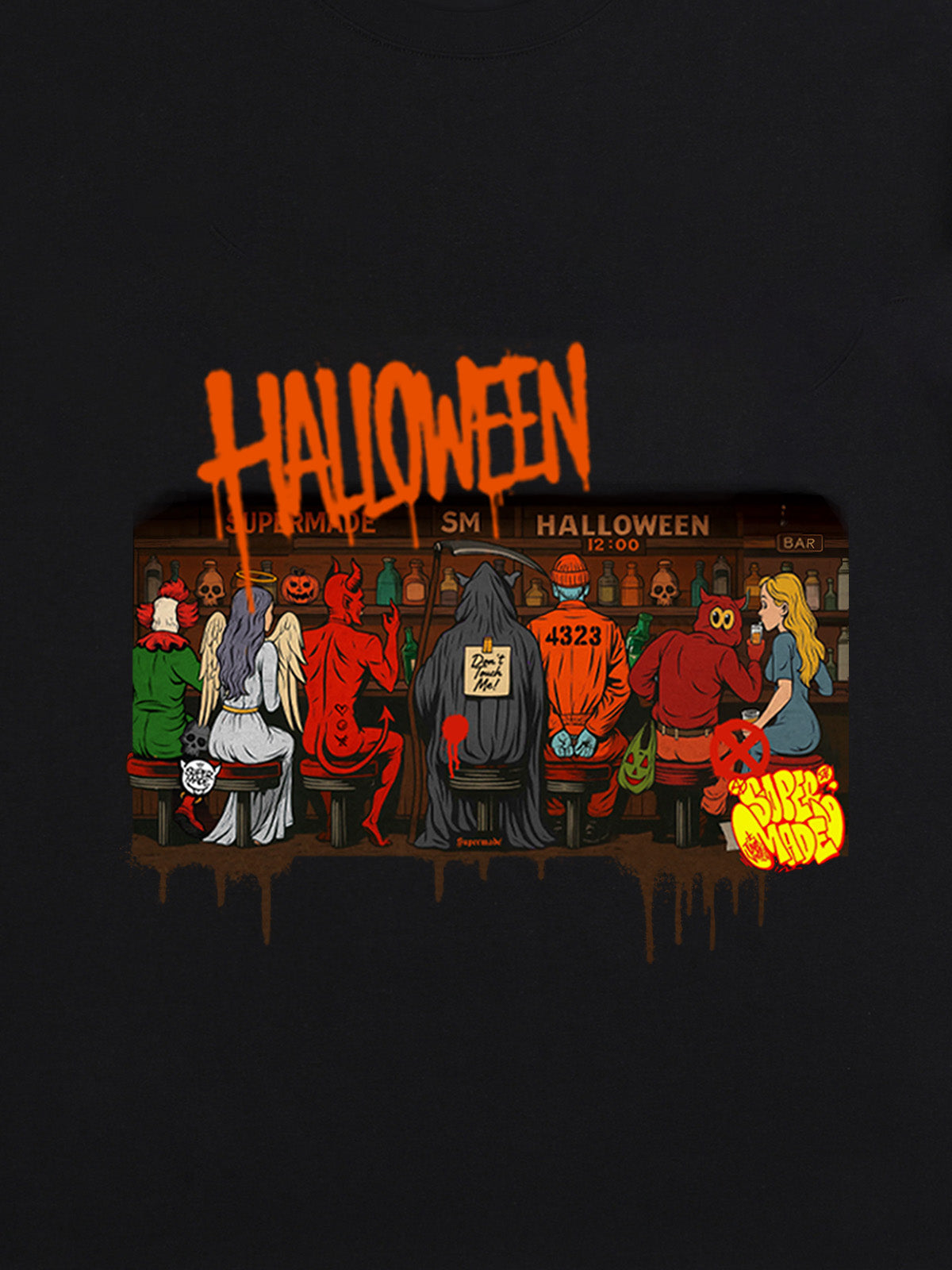Thesupermade Halloween Pub Party T-shirt