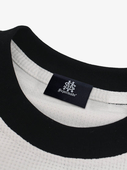 Graphic Print Long Sleeve Thermal Top for Casual Wear