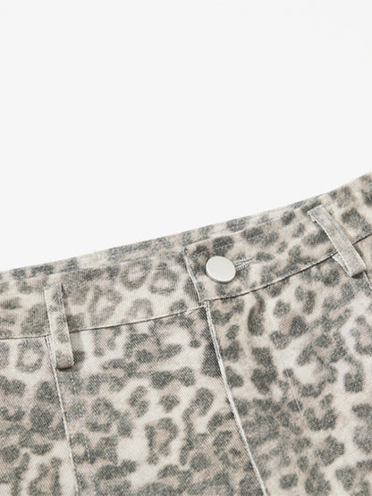 Leopard Print Wide Leg Pants - Trendy and Stylish for Everyday Wear