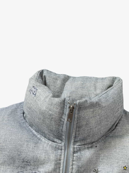 Winter-Ready Corduroy Jacket with Faux Fur Trim for Men