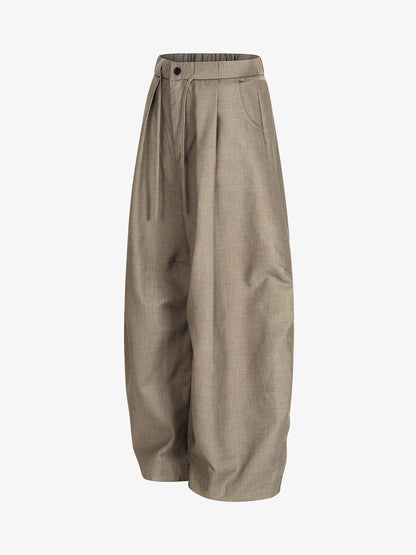 Wide-Leg Pleated Trousers for Modern Elegance