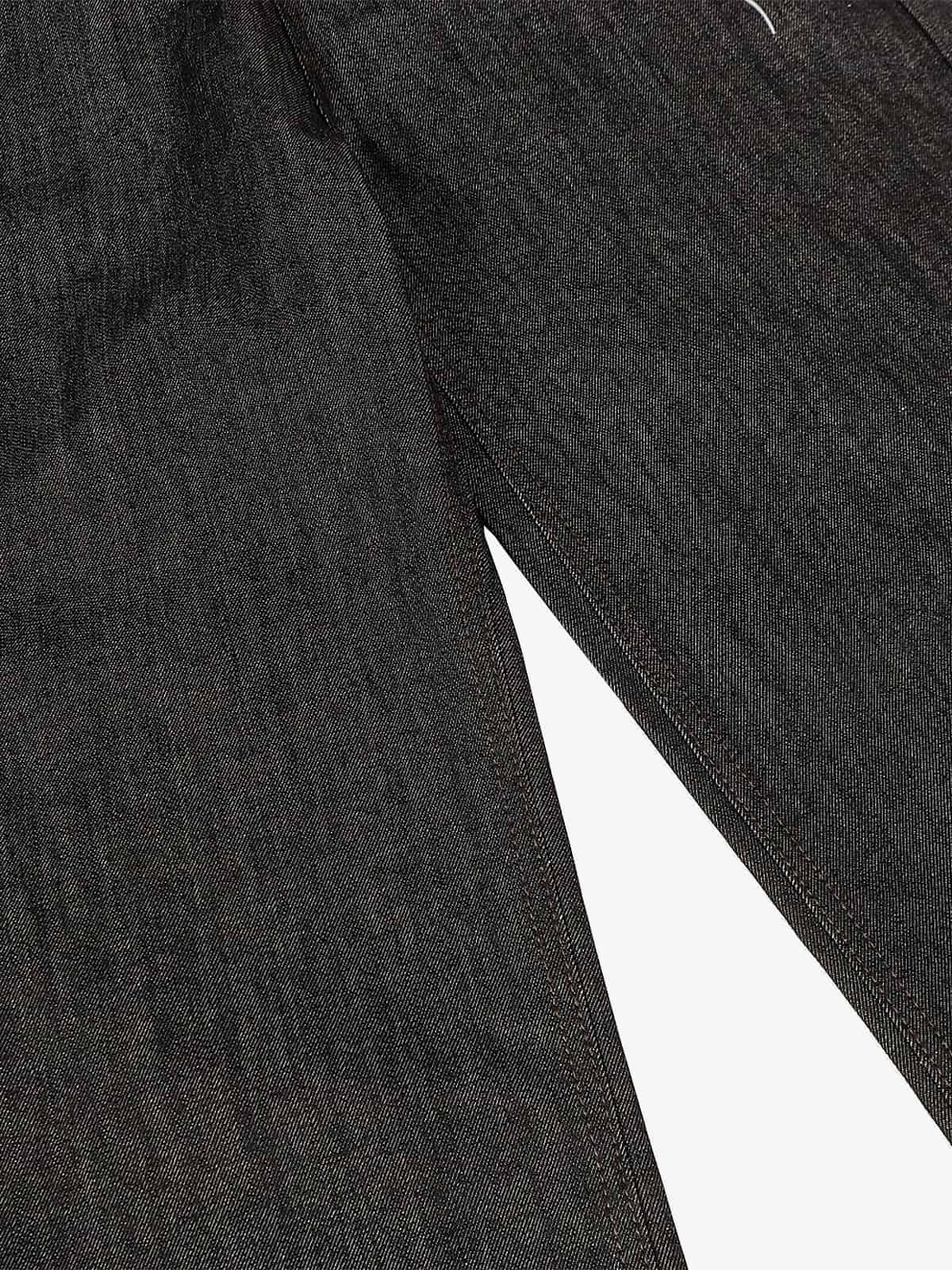 Wide-Leg Denim Trousers with Snake Embroidery - Stylish and Comfortable for All Seasons