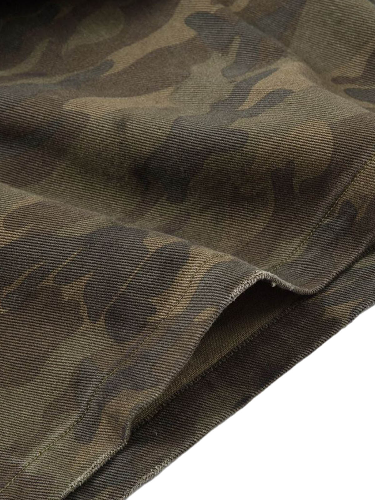 Distressed Ripped Black Denim Shorts