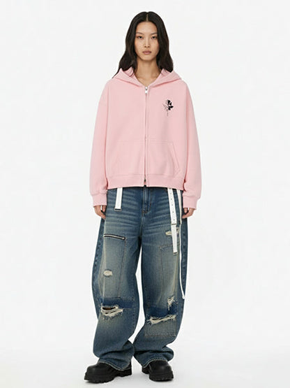 Thesupermade deconstructed and reshaped time glitch art decal