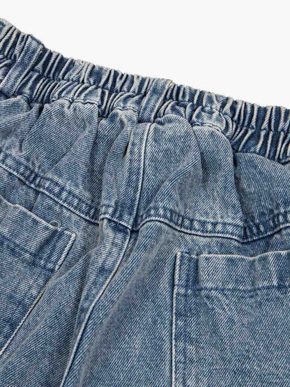 Hand-Painted Denim Jeans with Whimsical Designs for Women