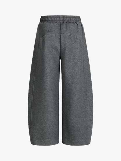 Deconstructed Split Drawstring Casual Sweatpants