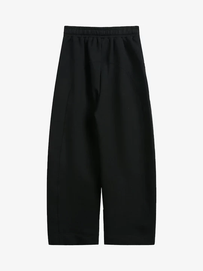 Deconstructed Split Drawstring Casual Sweatpants