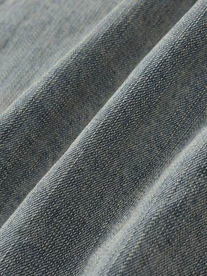 Retro Washed Totem Denim Jacket