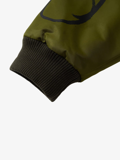 Winter-Ready Corduroy Jacket with Faux Fur Trim for Men