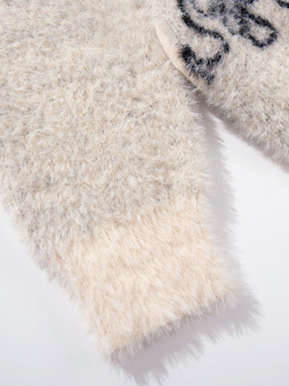 Cozy Pink Patterned Sweater for Women - Perfect for Fall and Winter Outfits