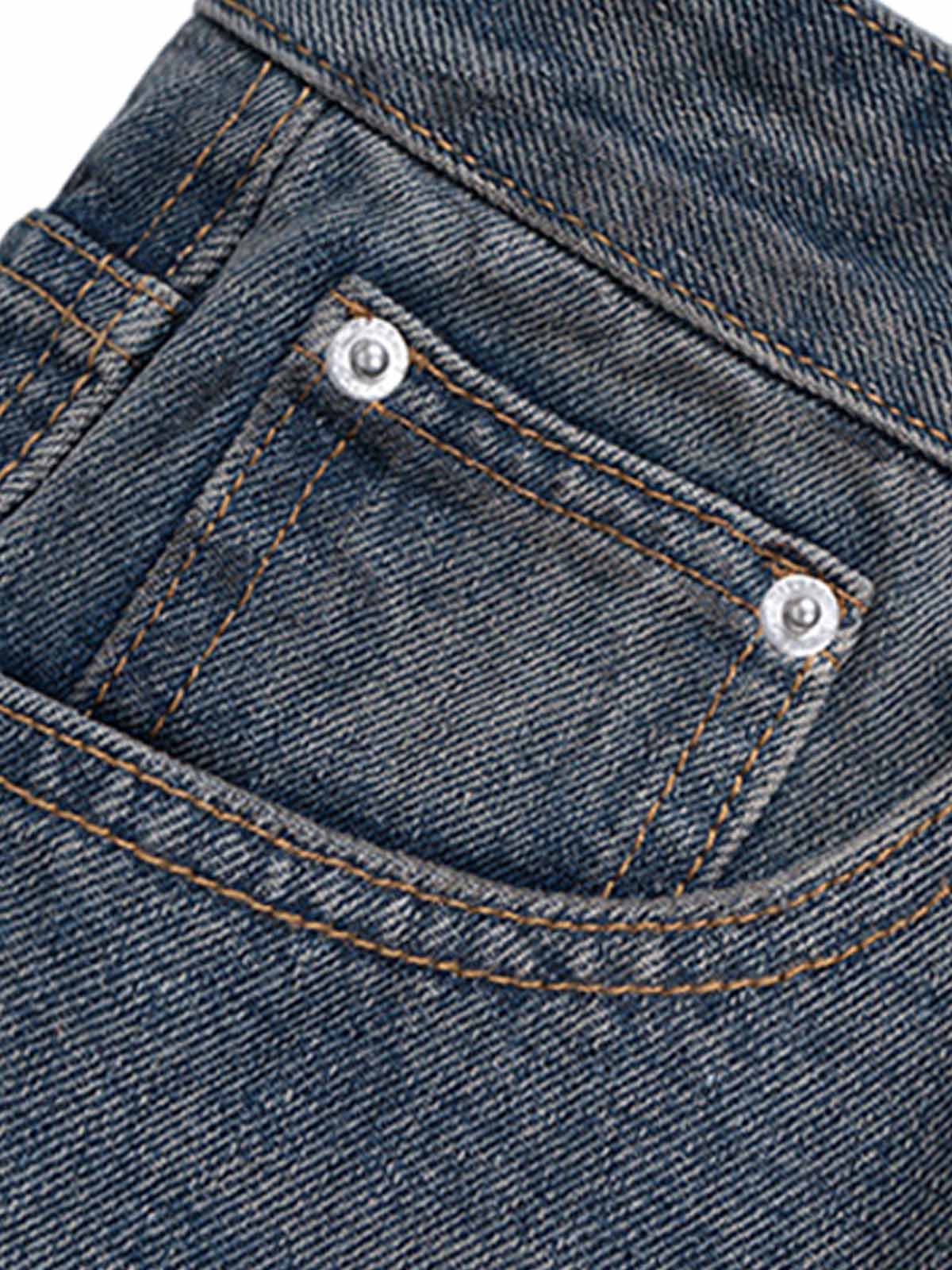 Wasteland Style Ink Splash Baggy Jeans