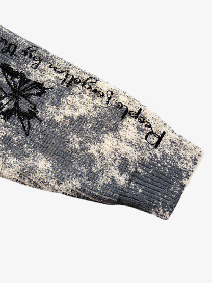 Cozy Pink Patterned Sweater for Women - Perfect for Casual and Festive Occasions