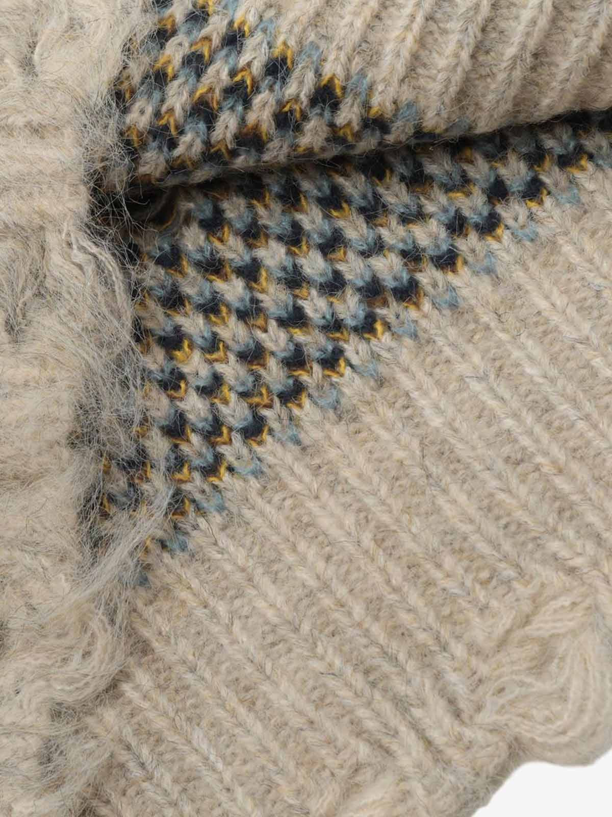 Geometric Irregular Striped Sweater