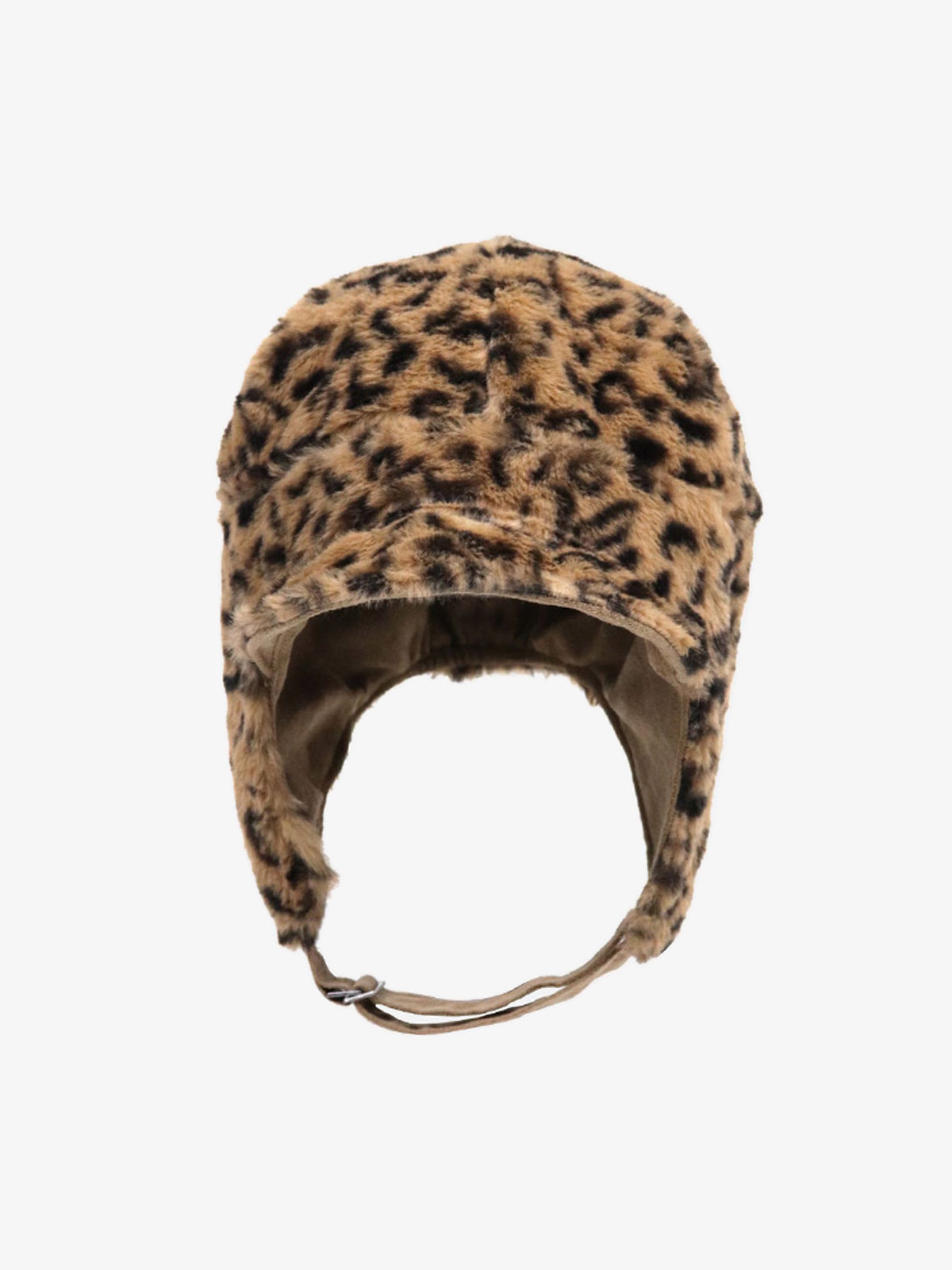 Retro Leopard Plush Earmuff Winter Hat