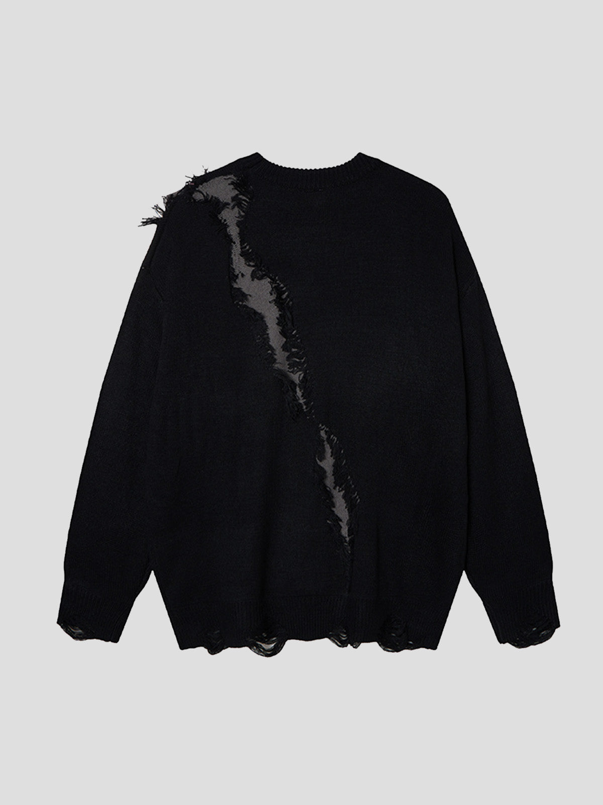 Skull Pattern Knit Sweater for Bold Fashion Statements