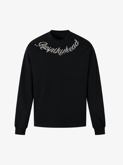 Sparkling Embellished Long Sleeve Top for Stylish Everyday Wear