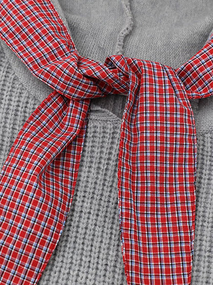 Striped Crew Neck Sweater for Women - Stylish and Cozy Winter Knitwear