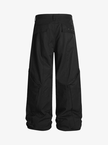 Belted Houndstooth Blazer Pants