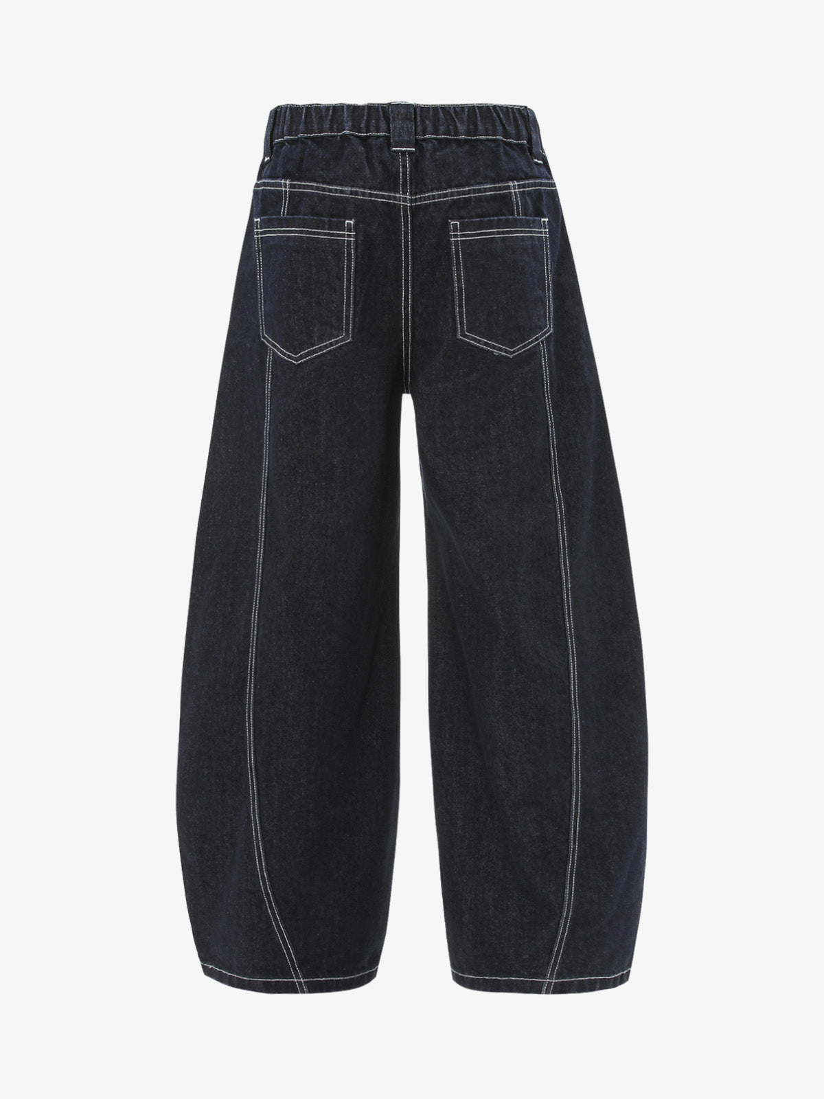 Vintage Topstitched Scimitar Jeans