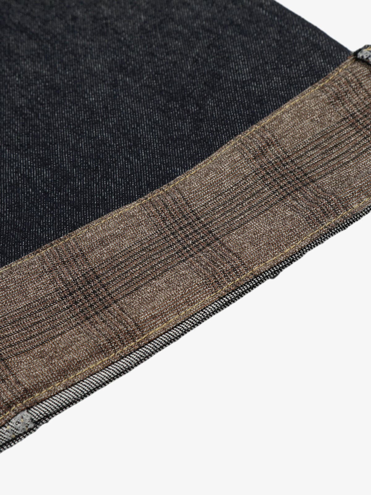 Stylish Wide-Leg Denim Trousers with Unique Cuff Design for Modern Fashionistas