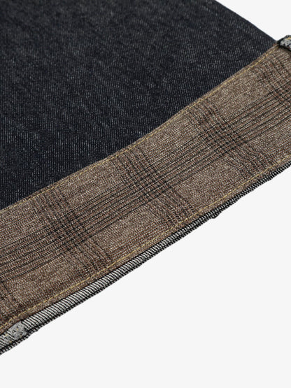 Stylish Wide-Leg Denim Trousers with Unique Cuff Design for Modern Fashionistas