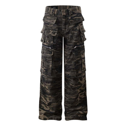 Camouflage Cargo Pants for Men - Stylish and Functional Design with Multiple Pockets