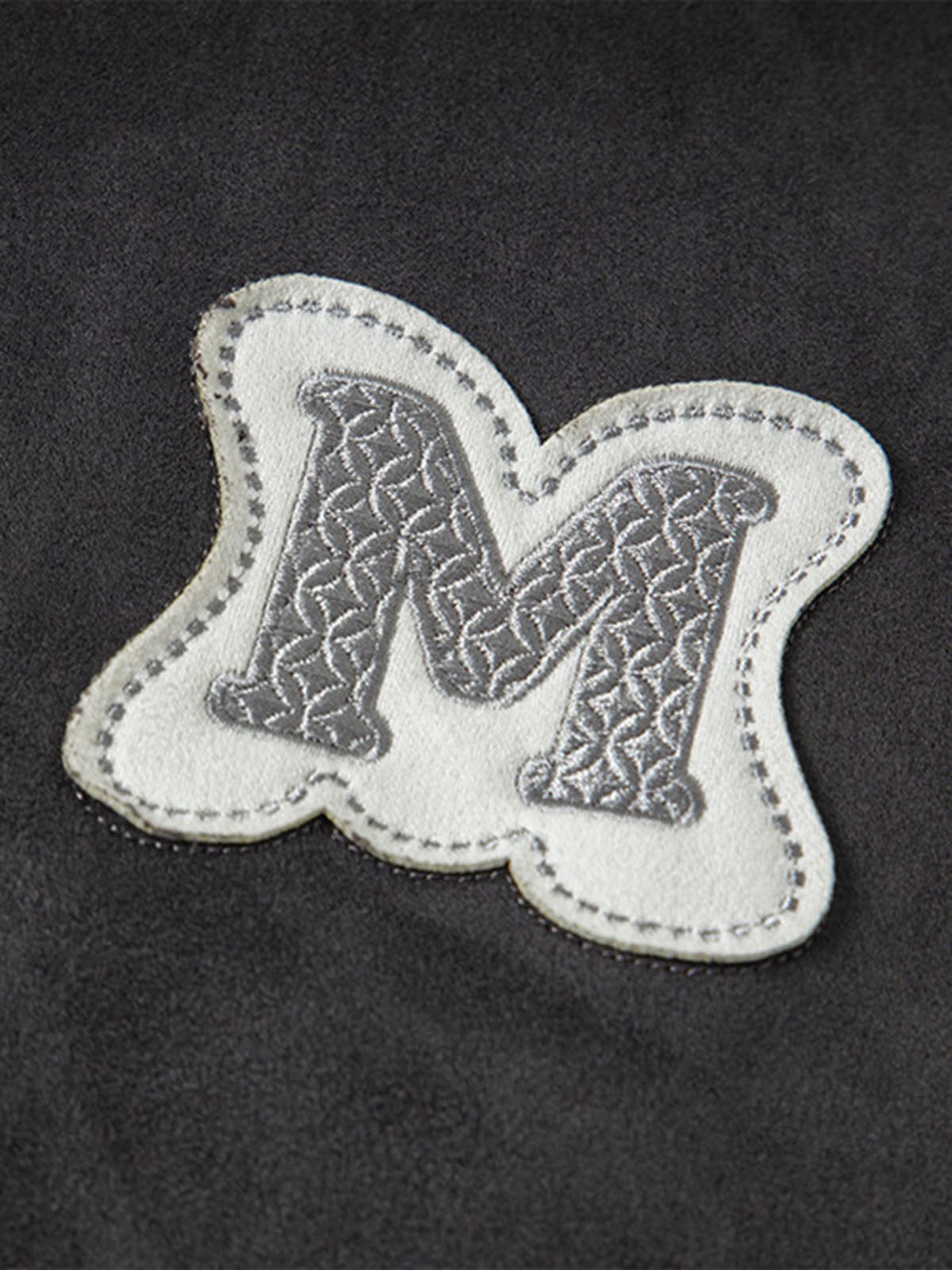 Embroidered Neckline Oversized T-Shirt