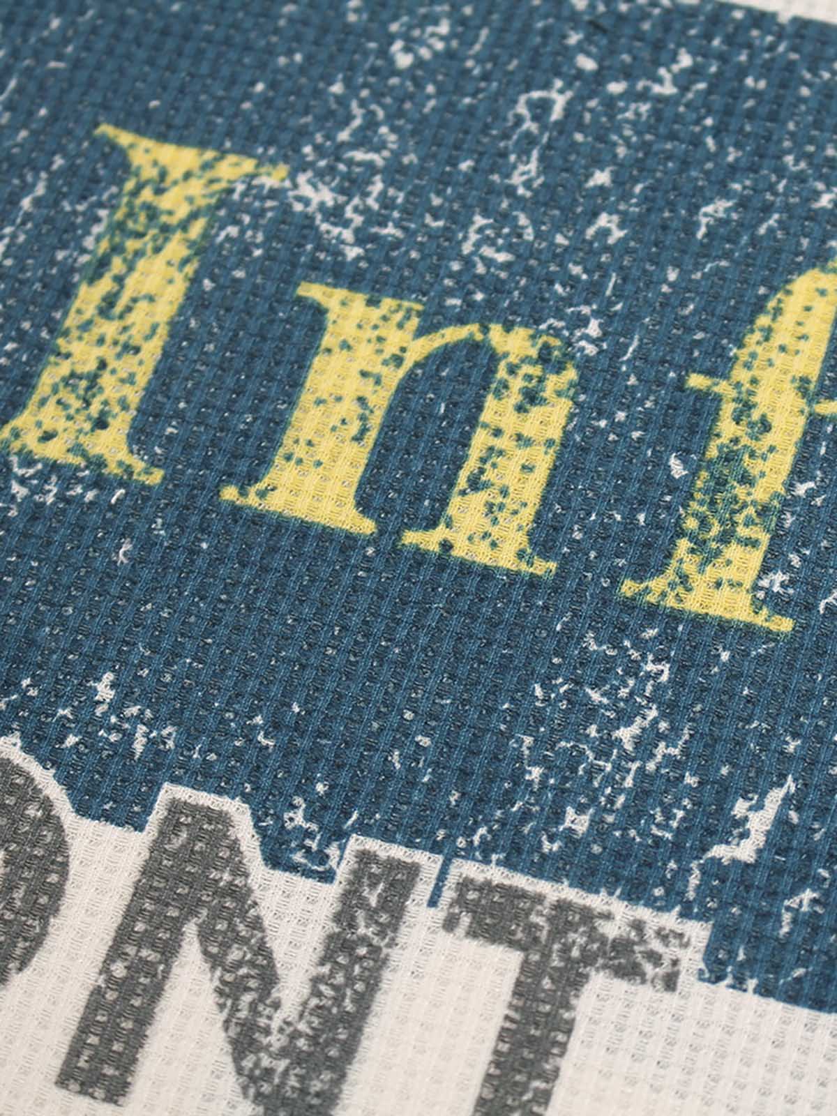 Retro Portrait Letter Print Long-sleeved T-shirt