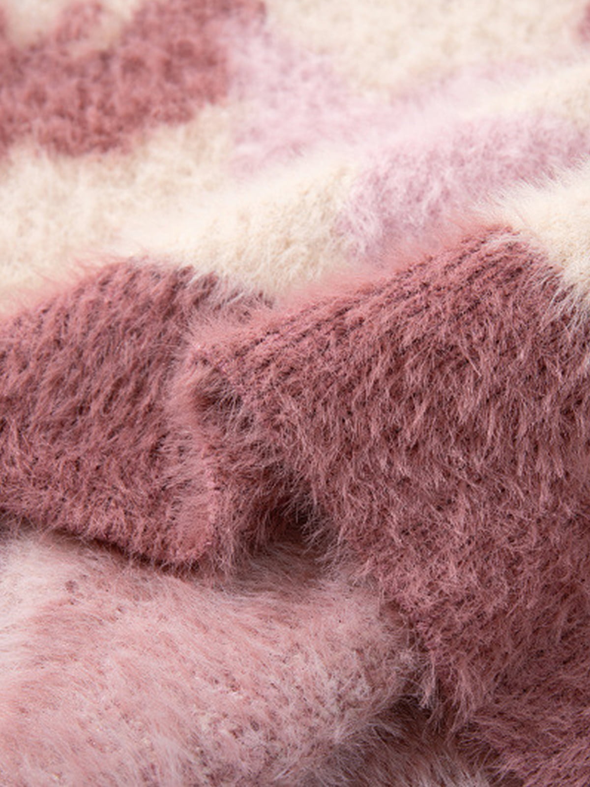 Cozy Pink Patterned Sweater for Women - Perfect for Fall and Winter Outfits