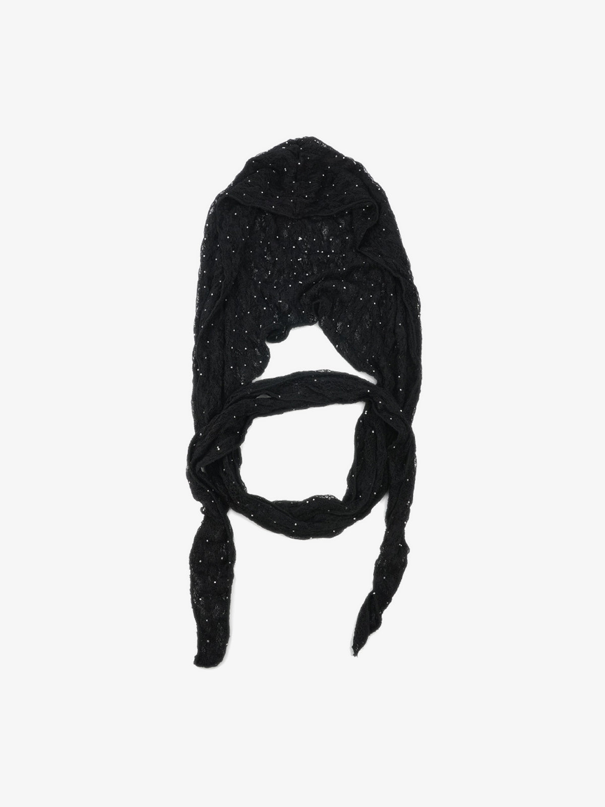 Elegant Lace Bonnet with Adjustable Ties for Versatile Styling