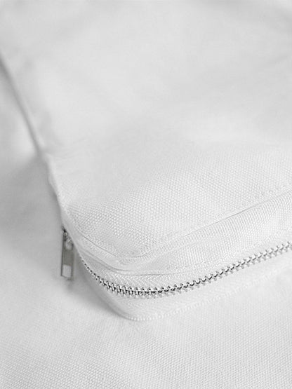 Street Metal Stud Zipper Multi-Pocket Workwear Casual Pants