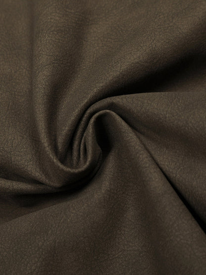 Stylish Brown Bomber Jacket with Faux Fur Collar - Perfect for Casual and Outdoor Wear