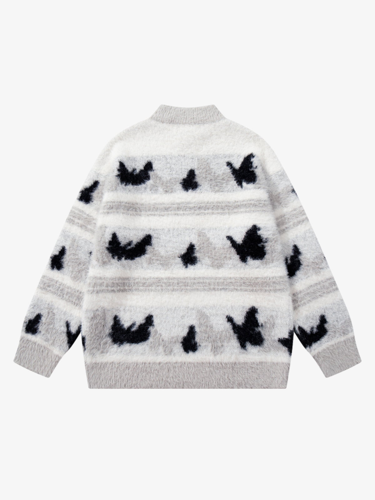 Cozy Pink Patterned Sweater for Women - Perfect for Fall and Winter Outfits