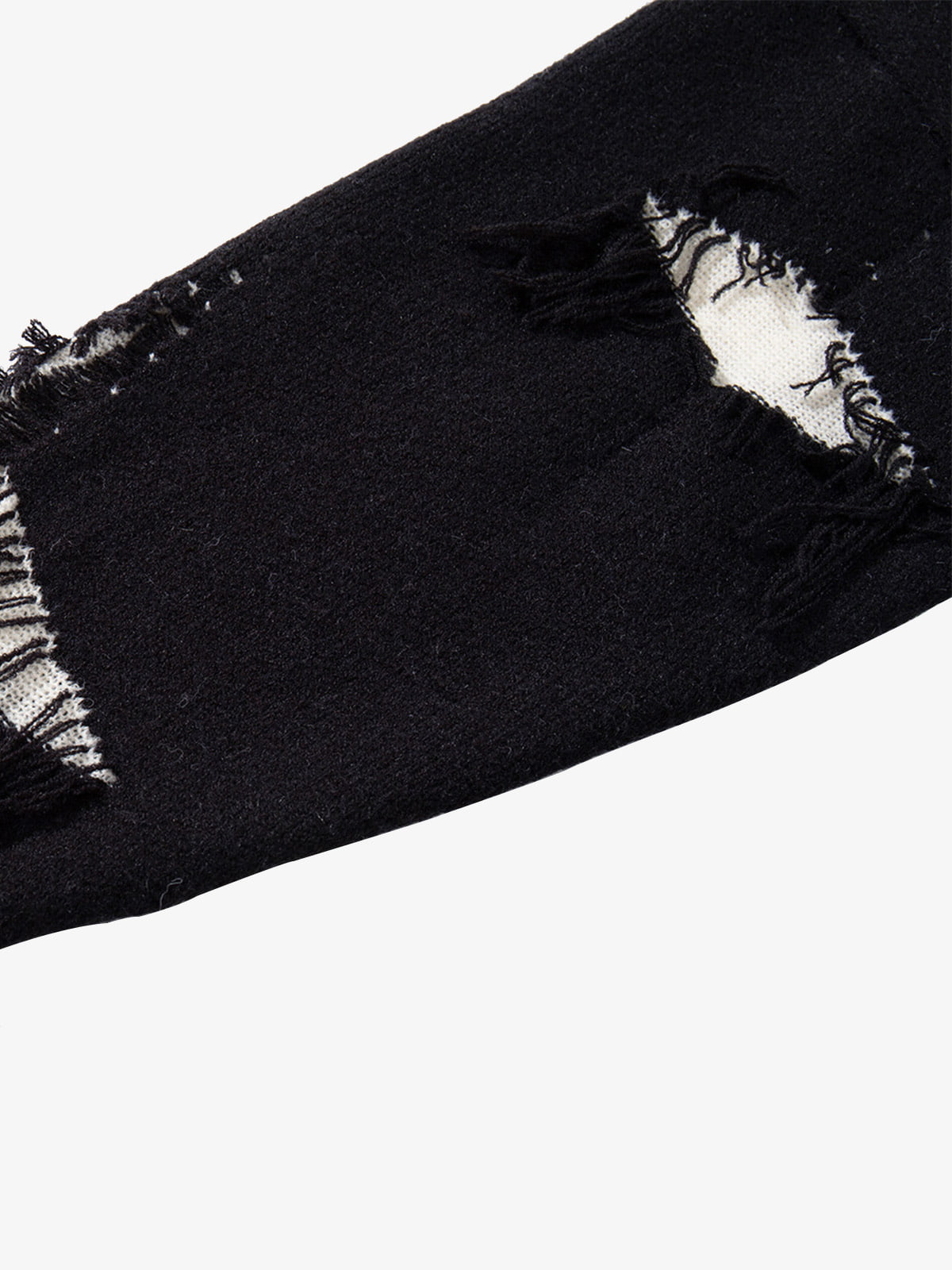 Skull Pattern Knit Sweater - Trendy and Cozy for Casual Wear