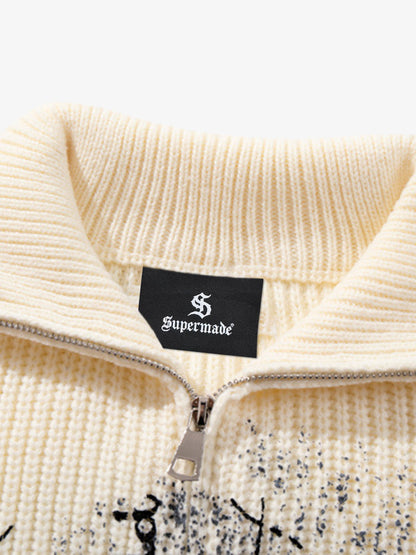 Cozy Pink Patterned Sweater for Women - Perfect for Casual and Festive Occasions