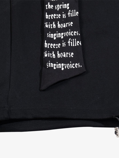 Stylish Wide-Leg Pants with Graphic Print and Text Design for Casual Wear