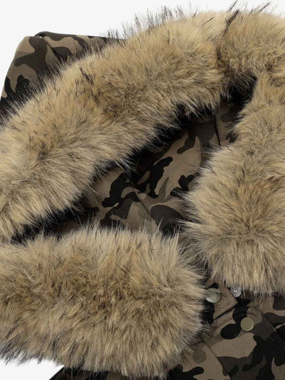 Camouflage Print Quilted Jacket for Men - Stylish and Versatile Winter Outerwear