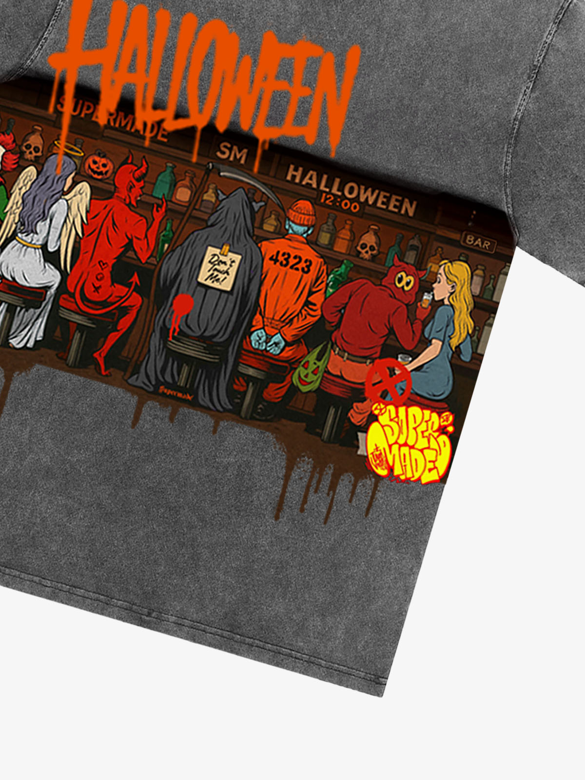 Thesupermade Halloween Pub Party T-shirt
