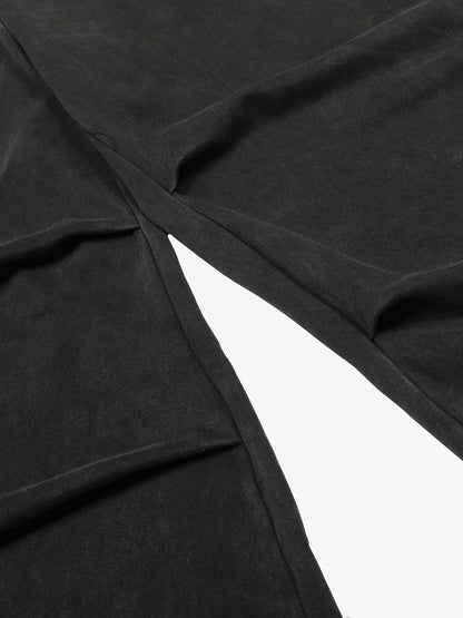 Stylish Wide-Leg Trousers with Bold Side Lettering for Casual Wear