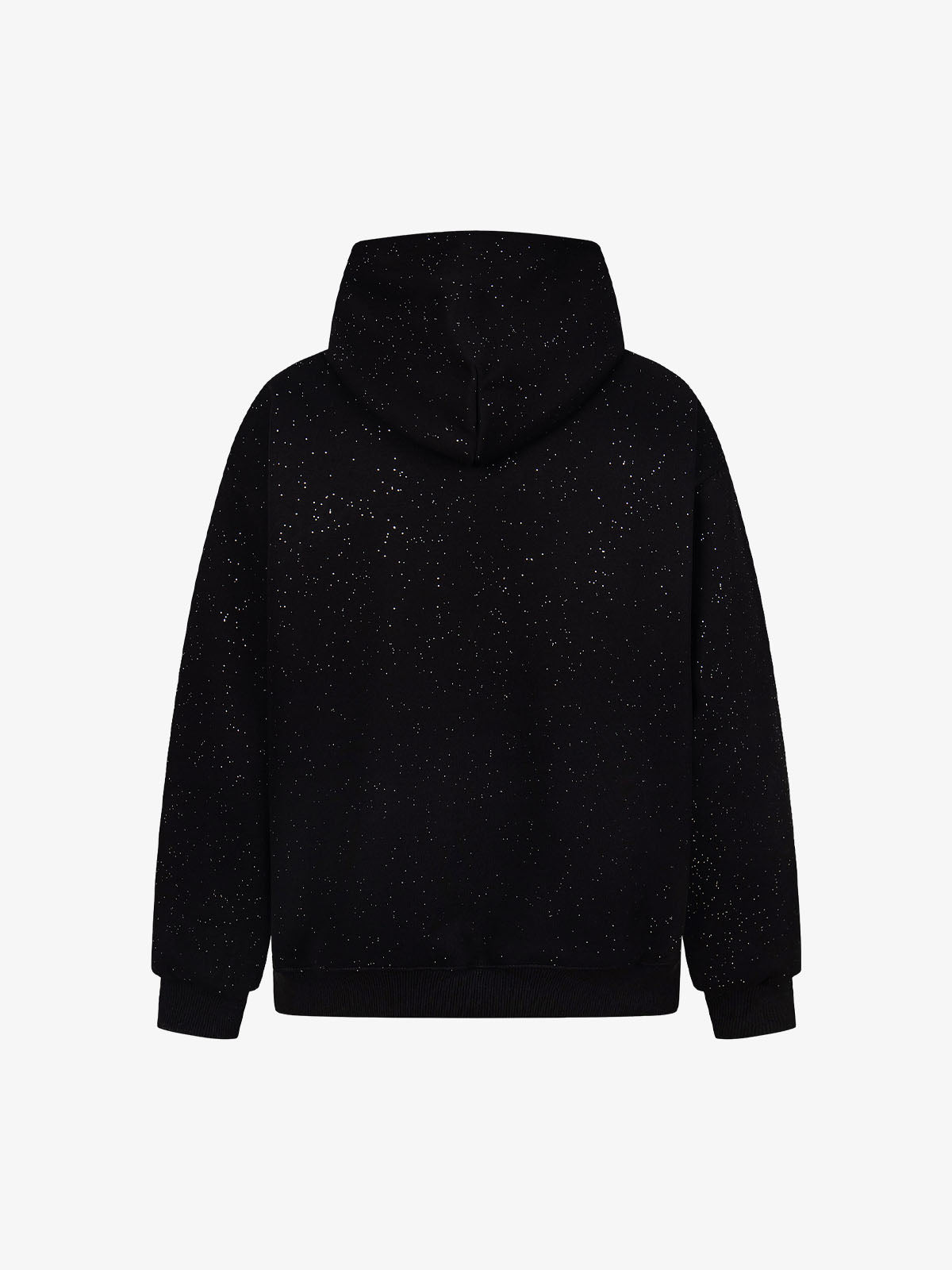 Sparkling Night Sky Design Black Knitwear for Festive Occasions
