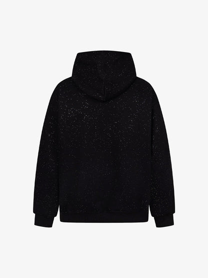 Sparkling Night Sky Design Black Knitwear for Festive Occasions