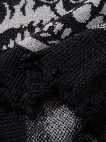 Stylish Contrast Panel Zip-Up Sweater for Casual and Sporty Looks