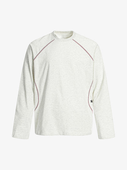 Deconstructed Contrast Line Waistcoat Long Sleeve T-shirt