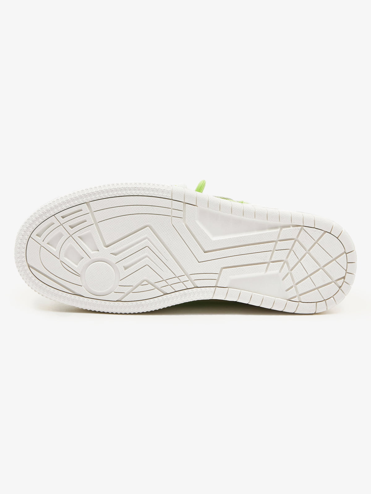 Fashionable Neon Green and White Low-top Sneakers for Everyday Wear