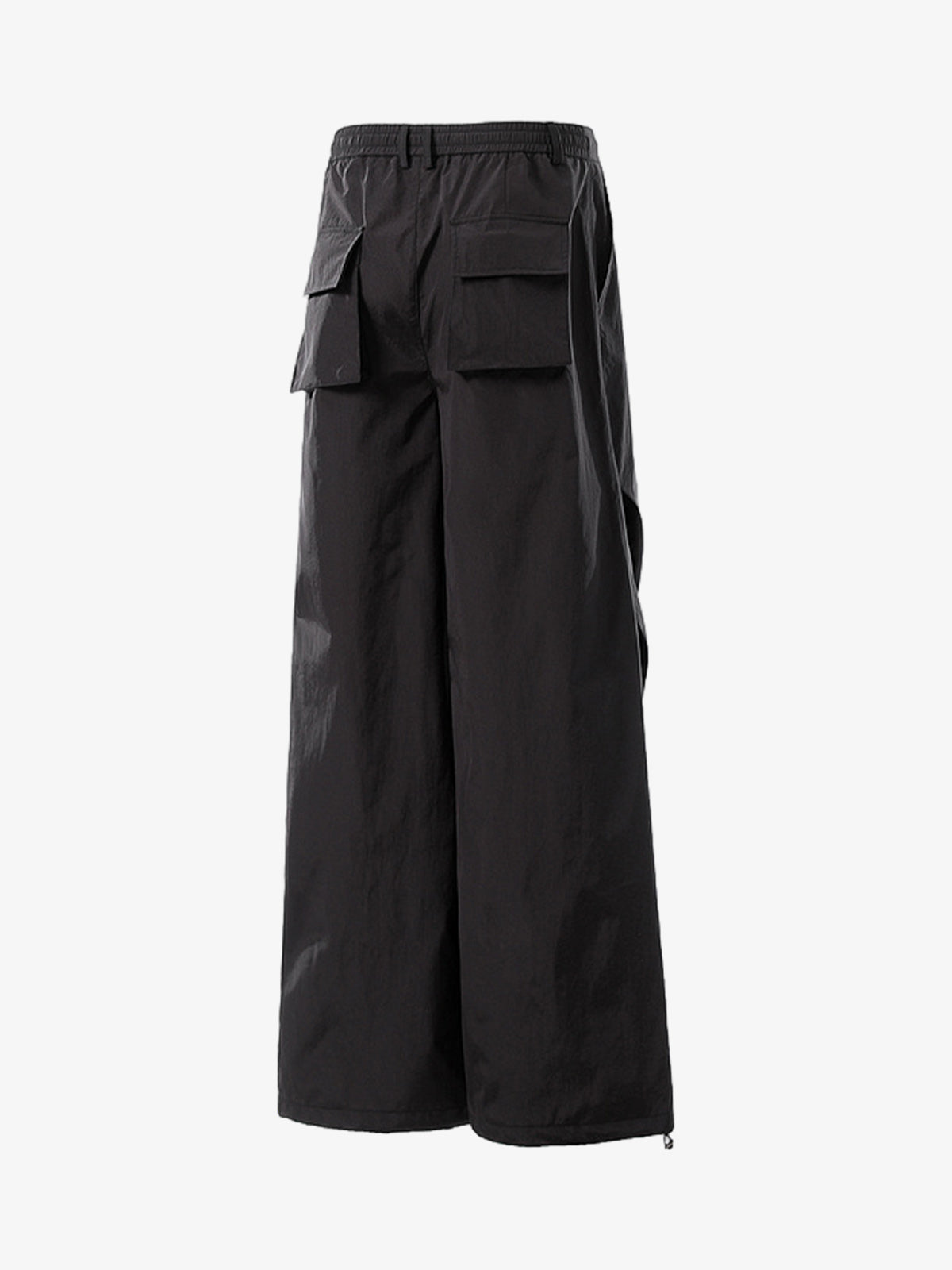 Vintage Drawstring Draped Embroidered Wide Leg Pants