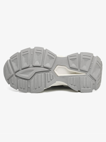 Thesupermade American Retro Invisible Height-enhancing Thick-soled Mecha Sneakers